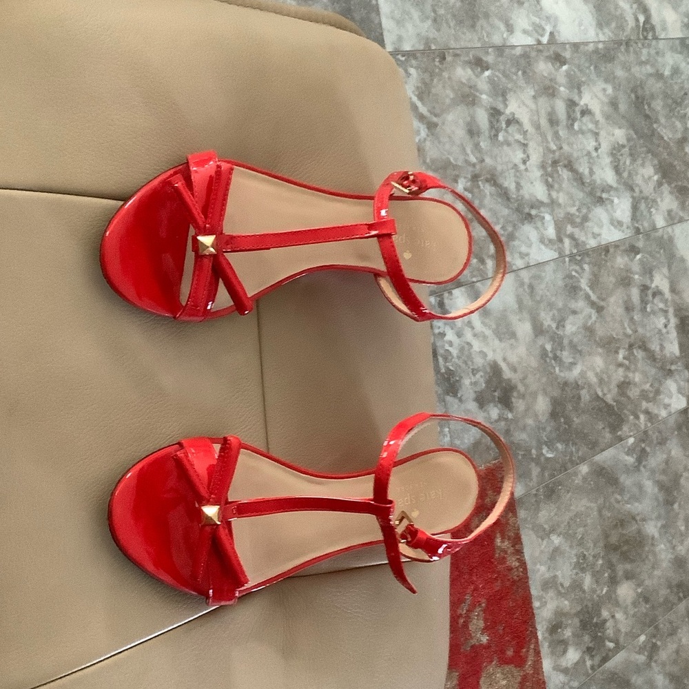 Kate Spade Red Patent Sandals